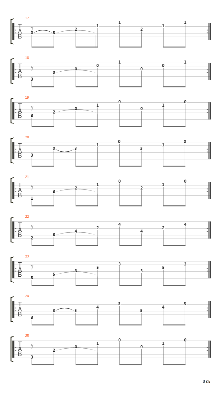 BWV846 Prelude in C吉他谱