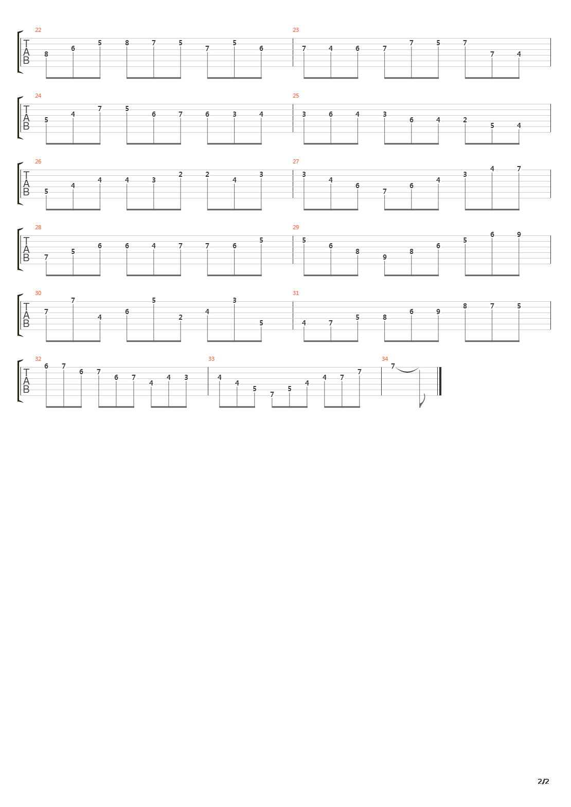 Partita In B Flat吉他谱