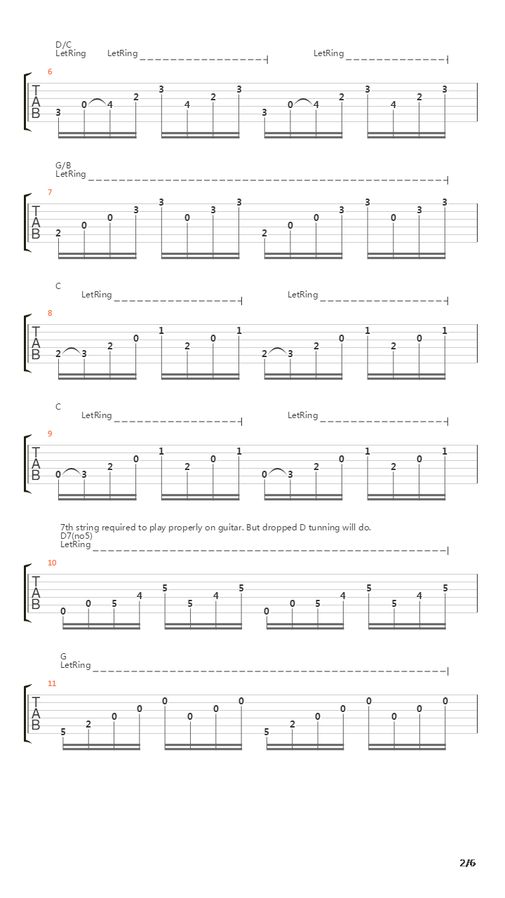 Prelude No 1 In C-major Well Tempered Clavier吉他谱