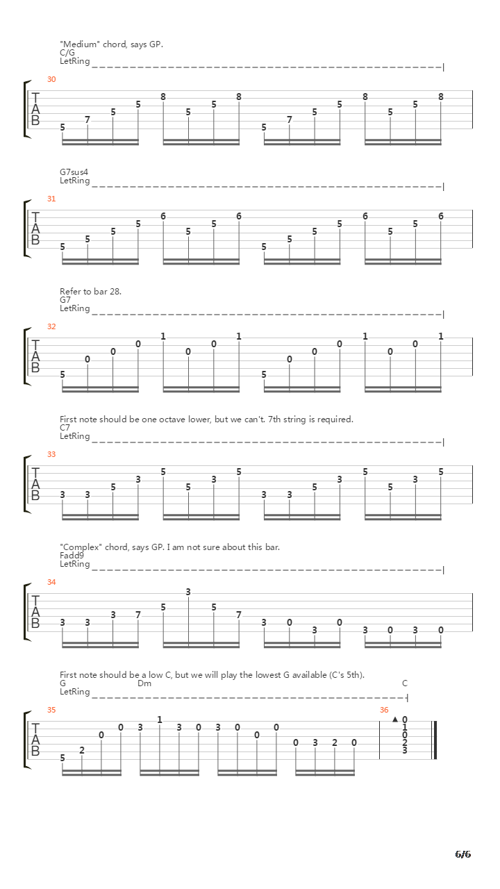 Prelude No 1 In C-major Well Tempered Clavier吉他谱