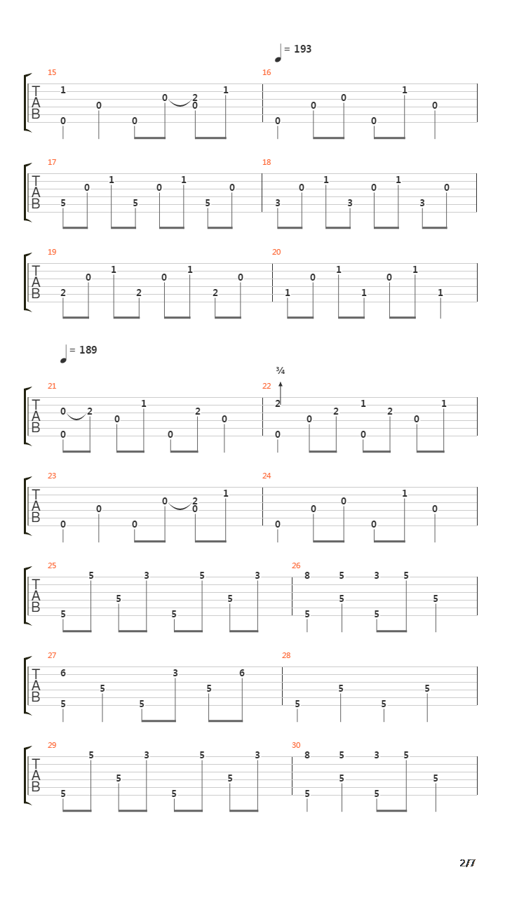 Atlantic High吉他谱