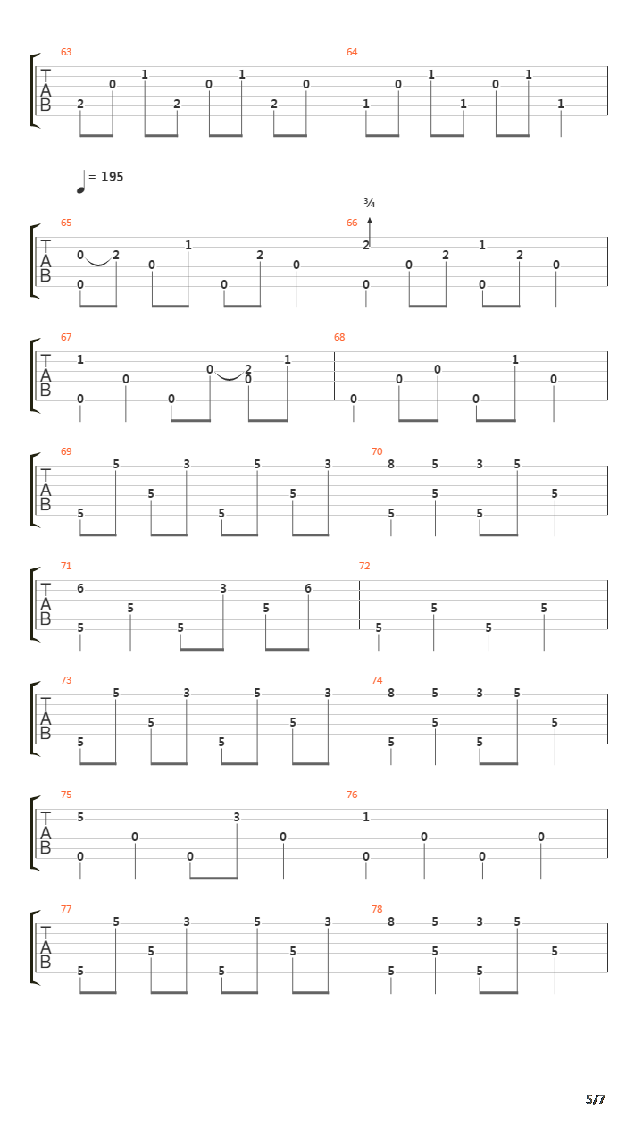 Atlantic High吉他谱