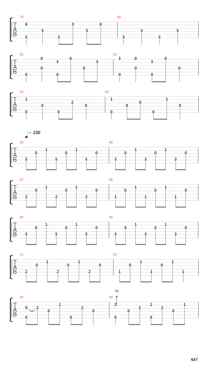 Atlantic High吉他谱