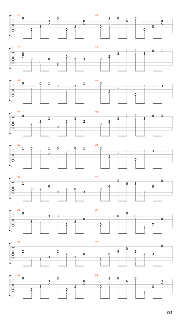 Arc Et Senans吉他谱