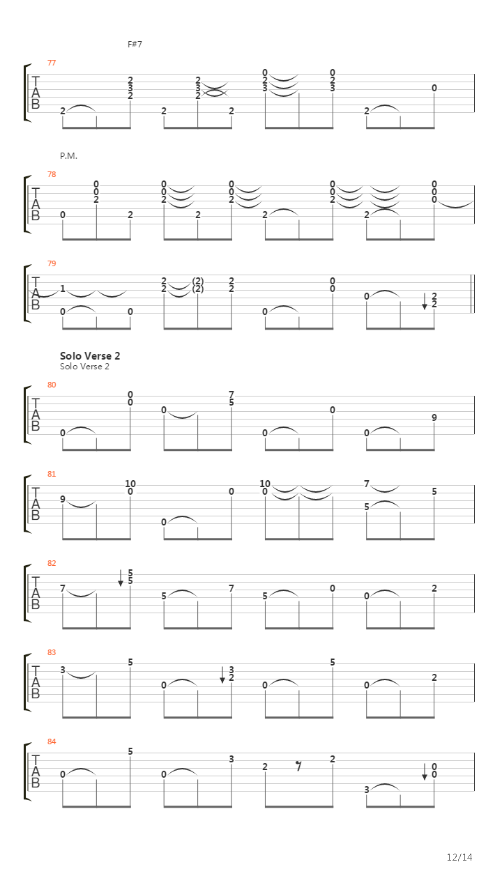 National Seven吉他谱