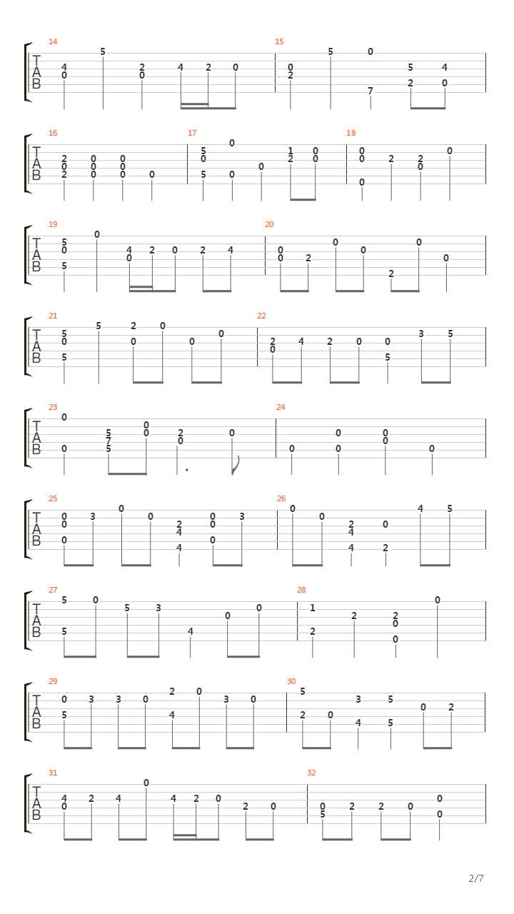 Newgate Hornpipe吉他谱
