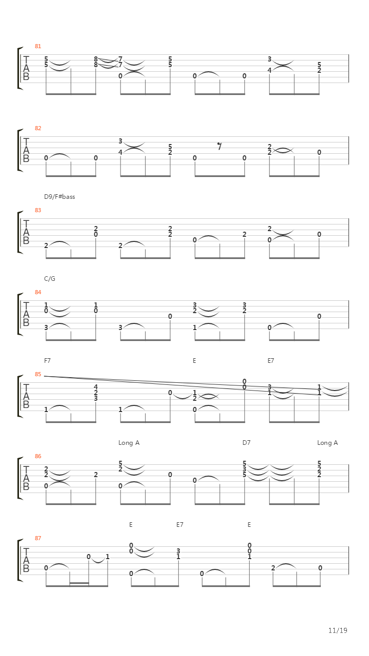 Plain Song吉他谱