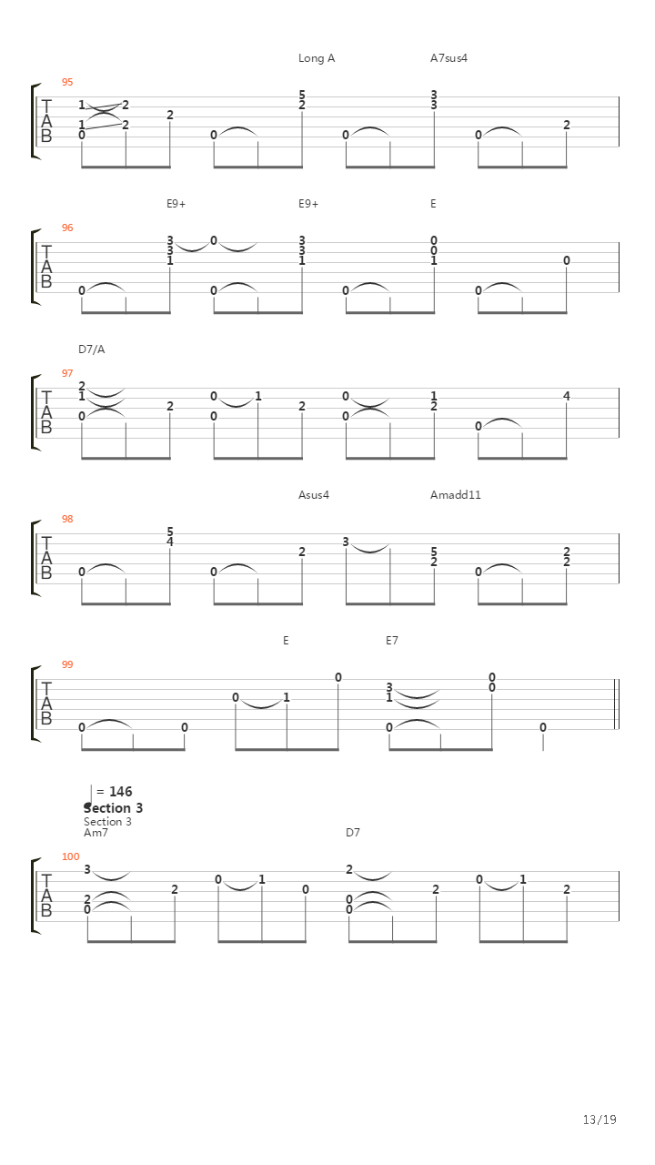 Plain Song吉他谱