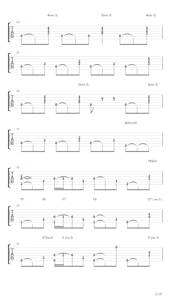 Plain Song吉他谱