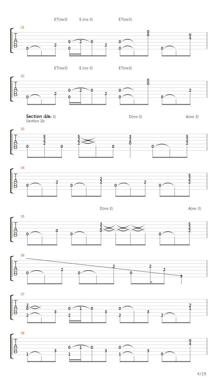 Plain Song吉他谱