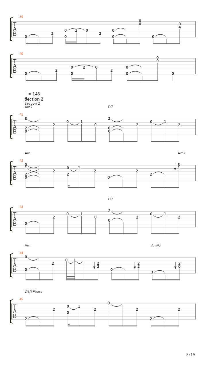 Plain Song吉他谱