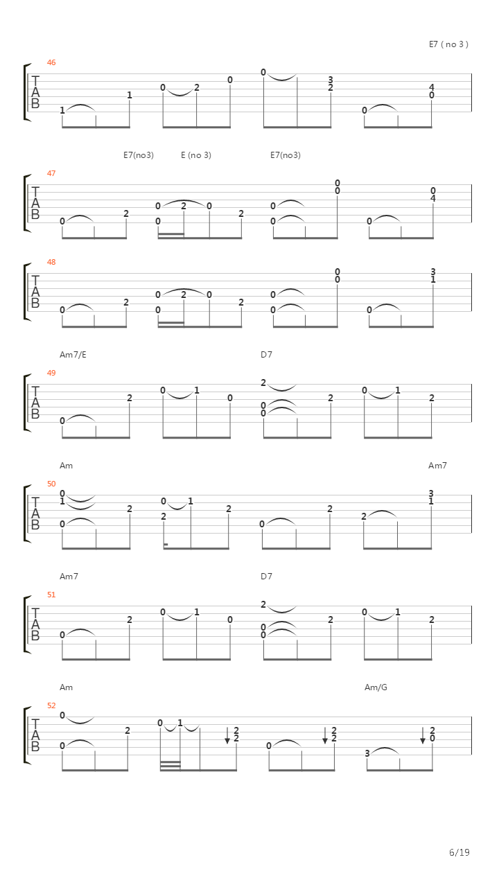 Plain Song吉他谱