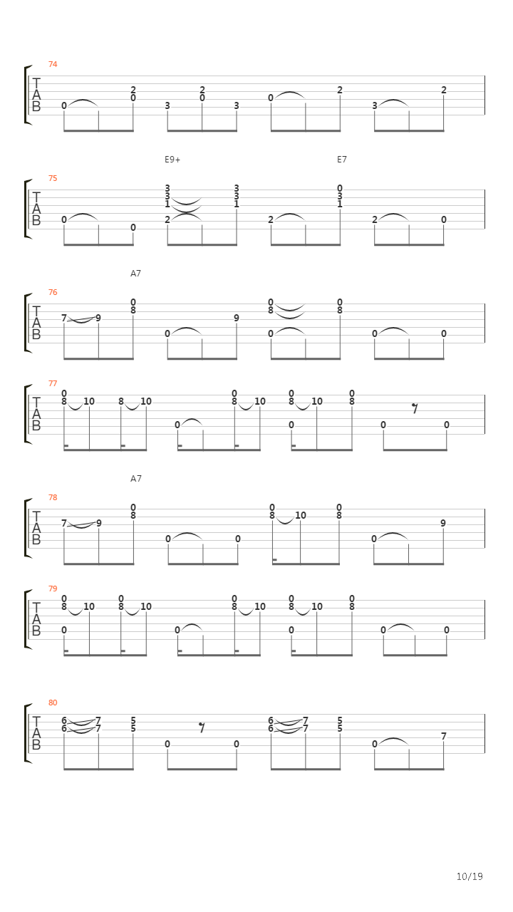 Plain Song吉他谱