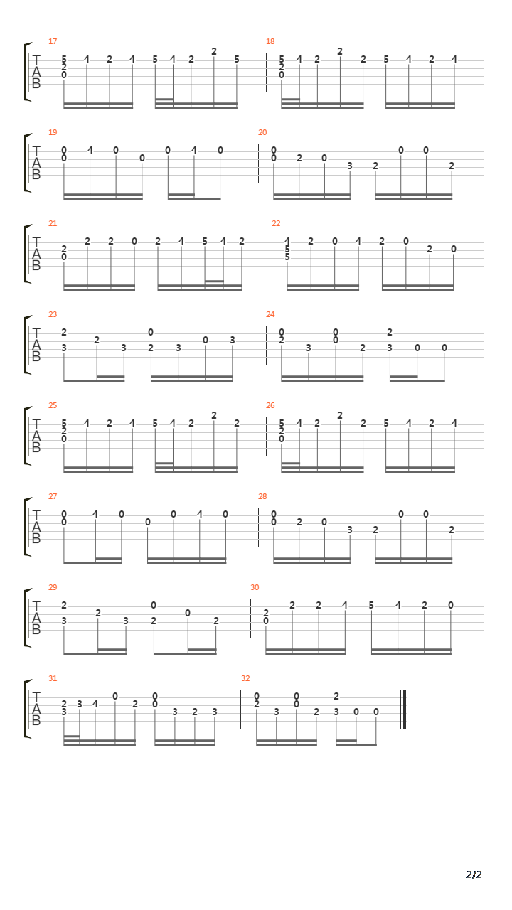 The Tarbolton吉他谱