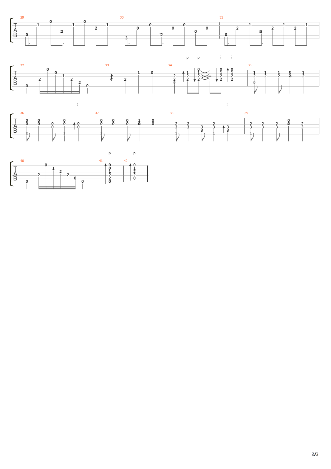 Rumba吉他谱