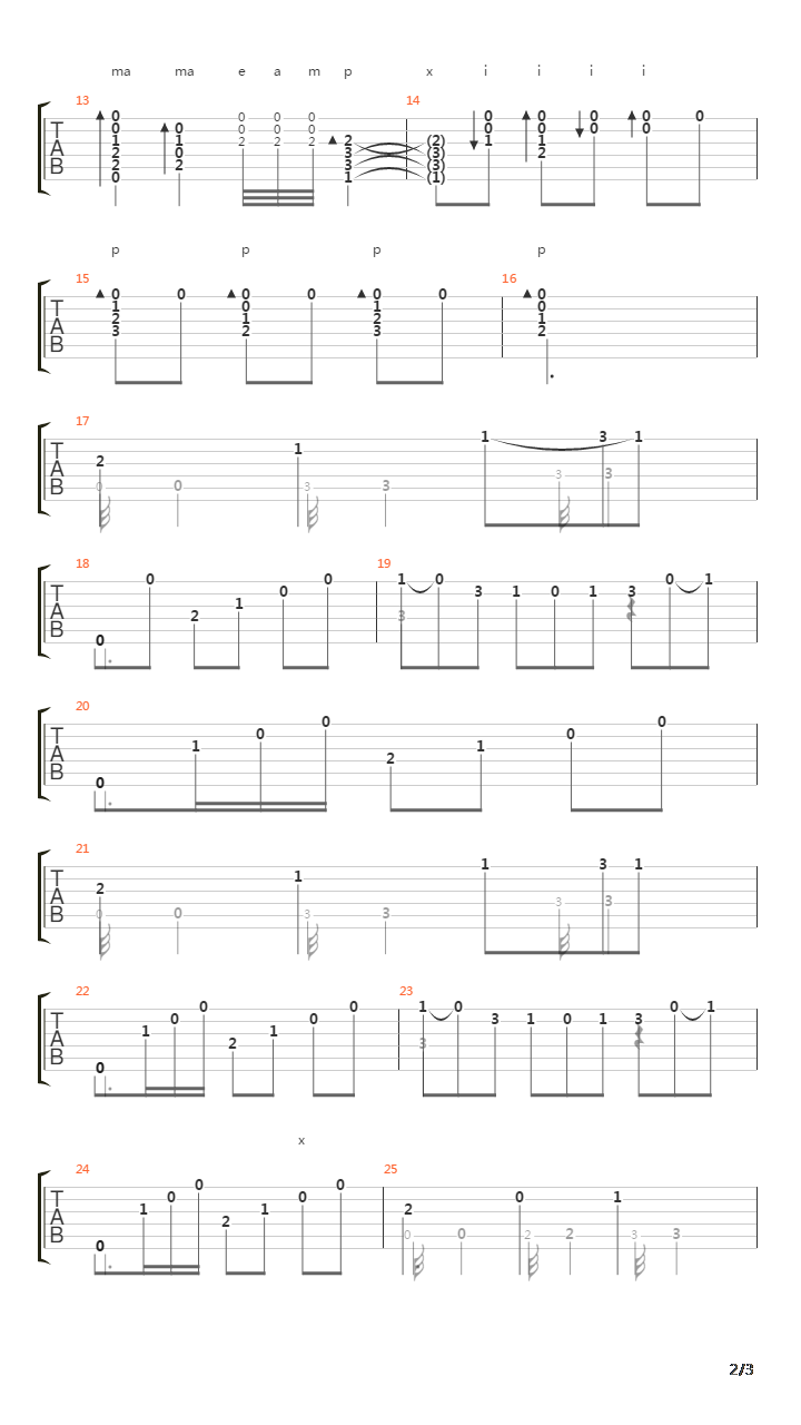 Solea Falseta Tradicional吉他谱