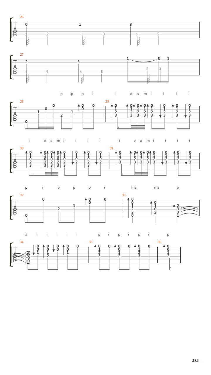 Solea Falseta Tradicional吉他谱