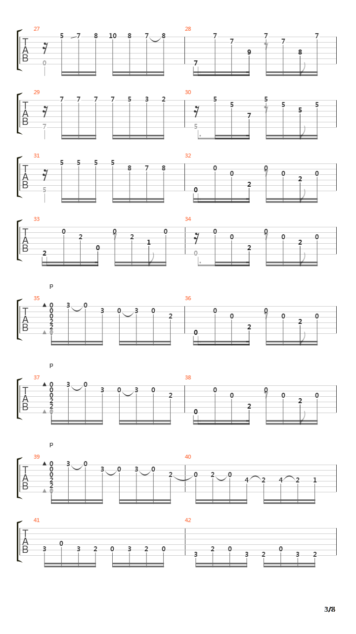 Bolero Flamenco吉他谱