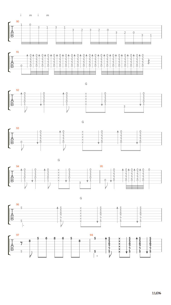 Cueva Gitano (Tangos)吉他谱