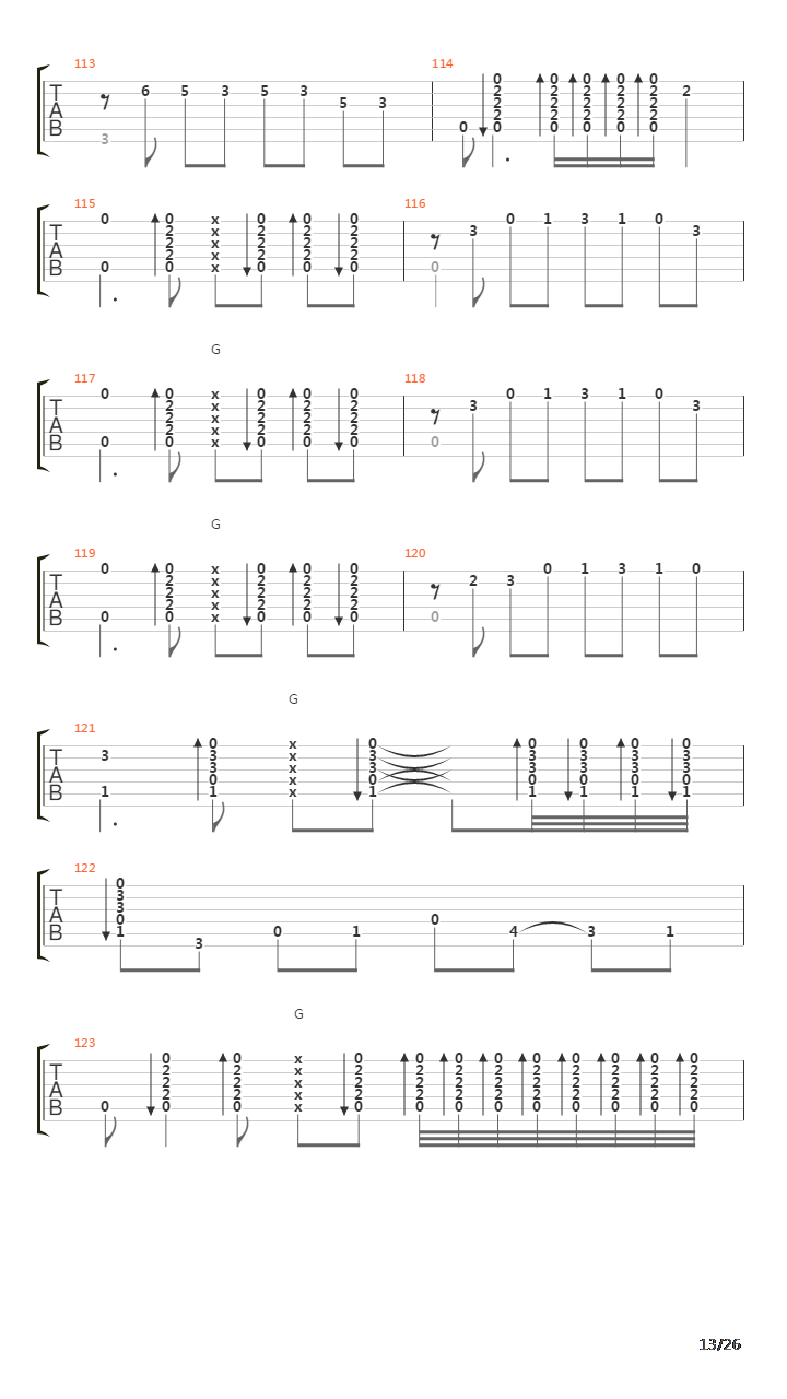 Cueva Gitano (Tangos)吉他谱