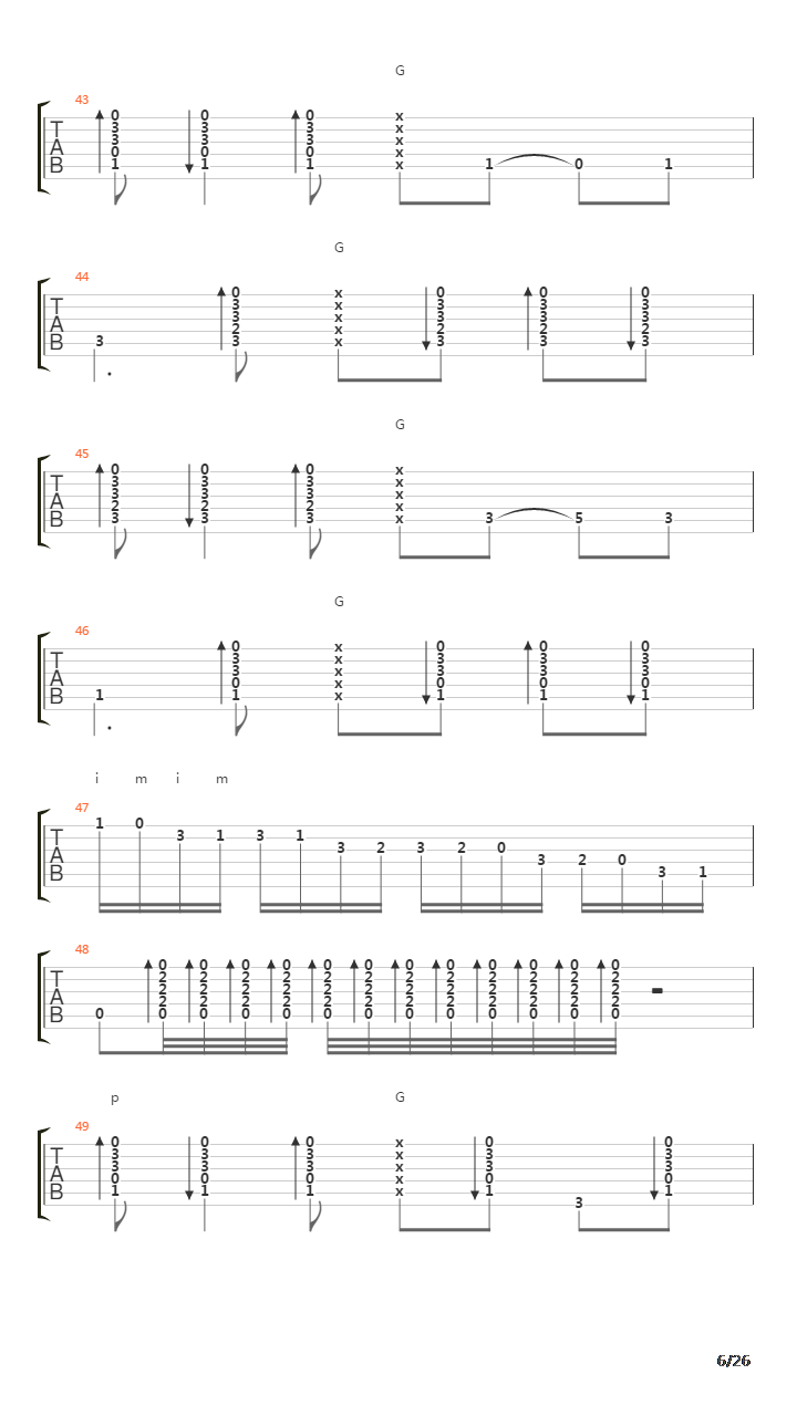 Cueva Gitano (Tangos)吉他谱