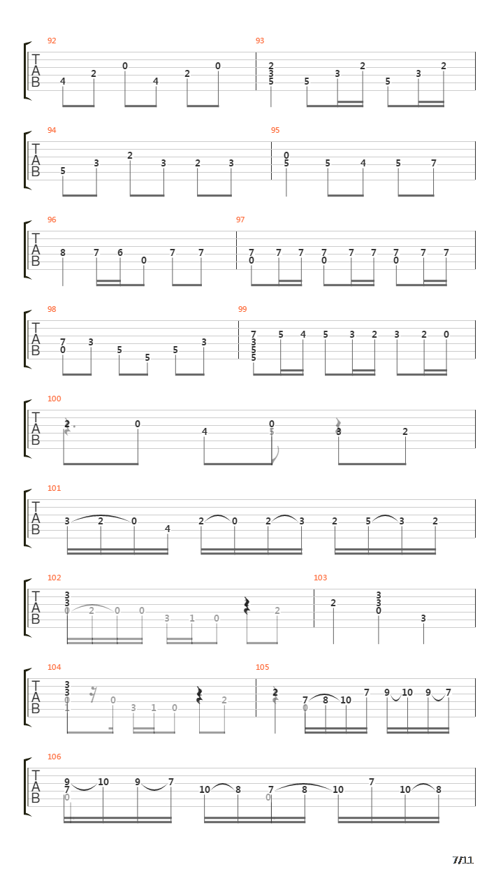 Lamento Gitano (Siguiriyas)吉他谱