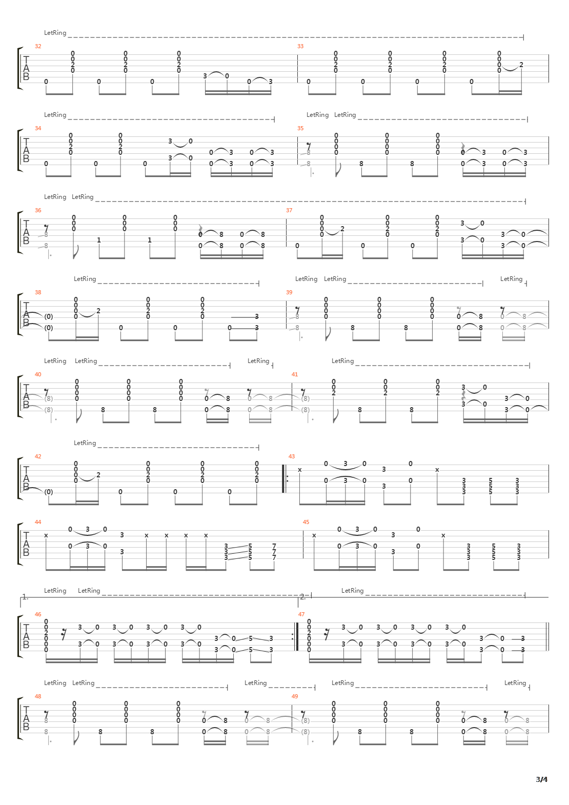 White Pass Trail吉他谱