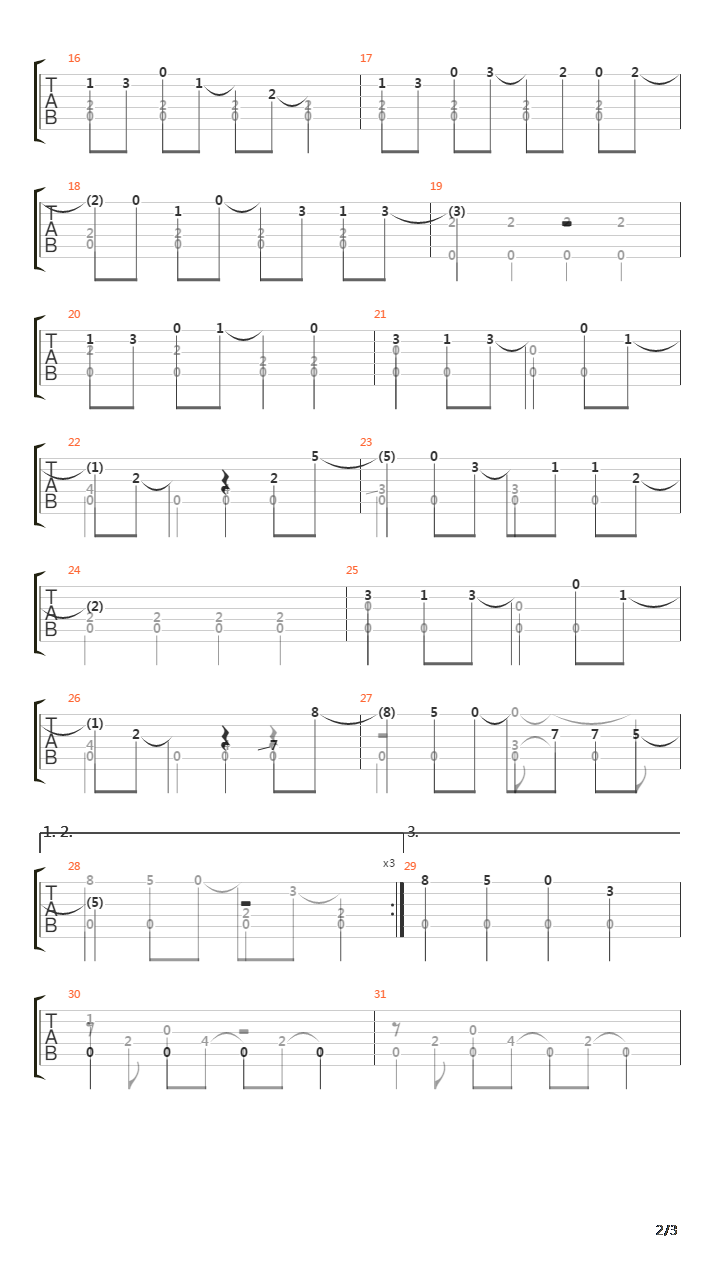 Eleanor Rigby吉他谱