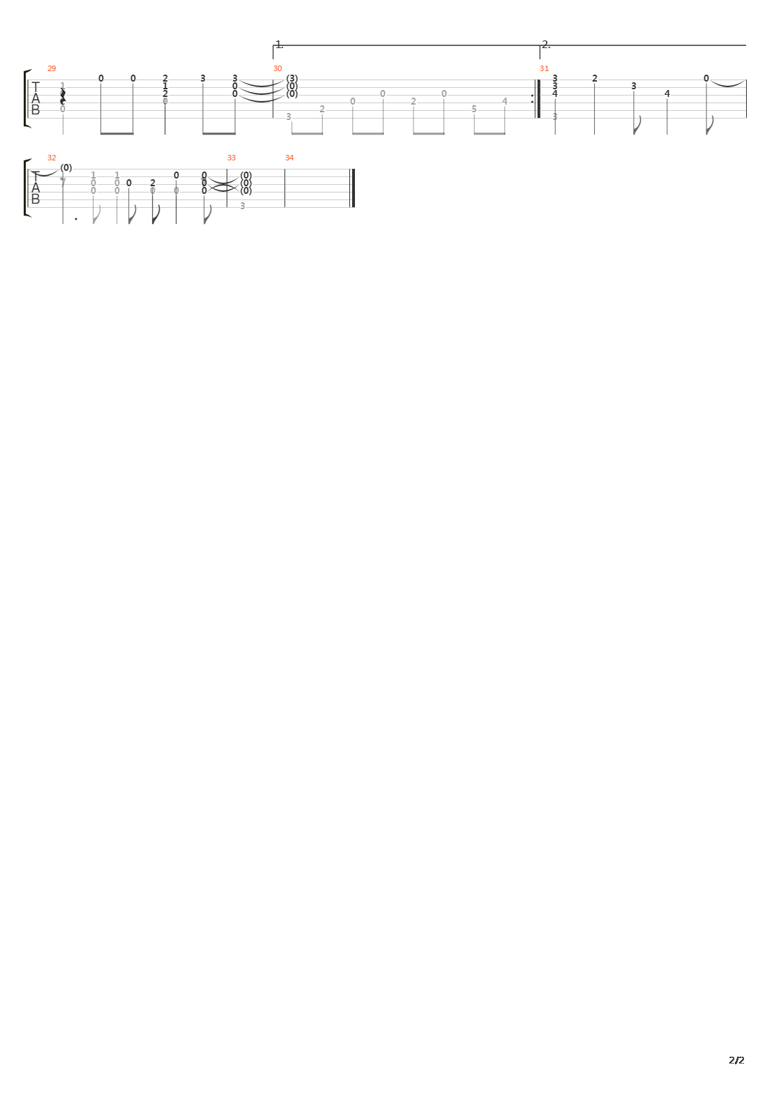 The Long And Winding Road吉他谱