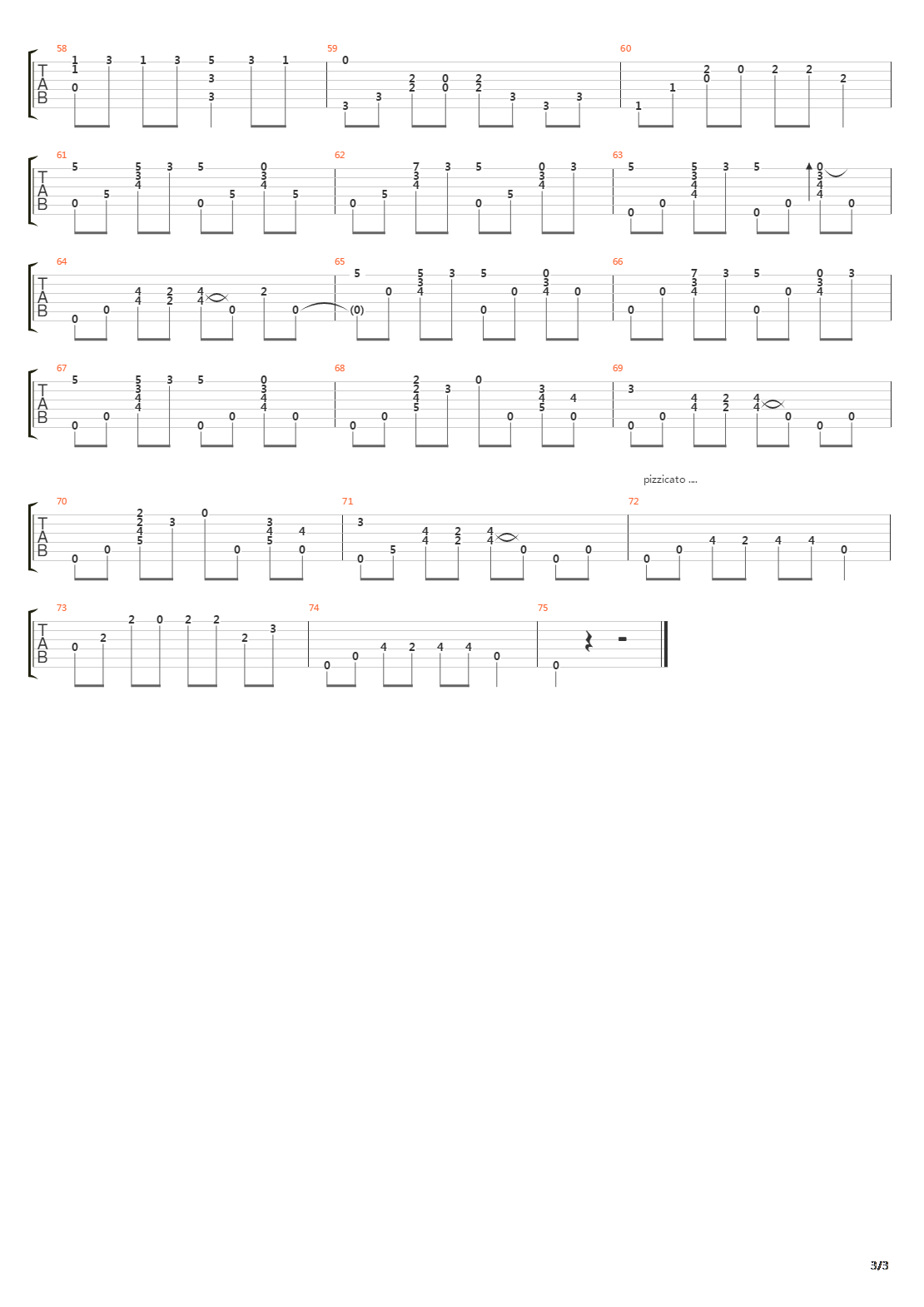 Cancion De Cuna吉他谱