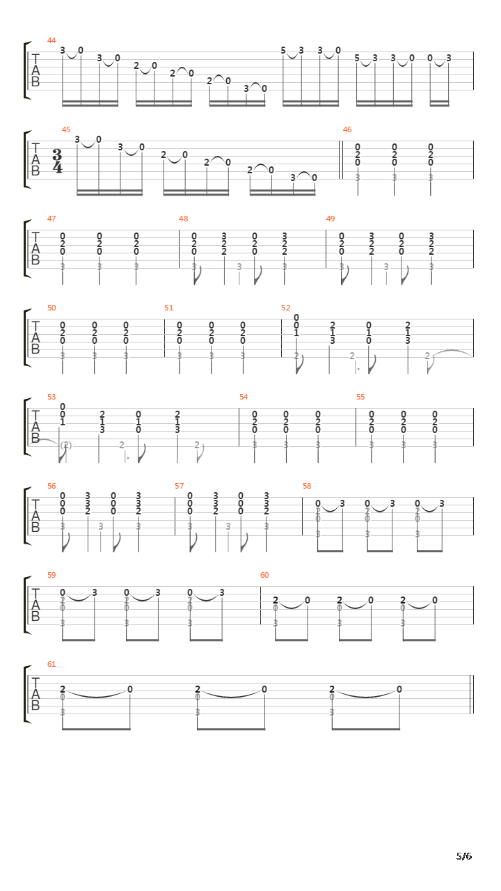 Estudio Sencillos No 20吉他谱