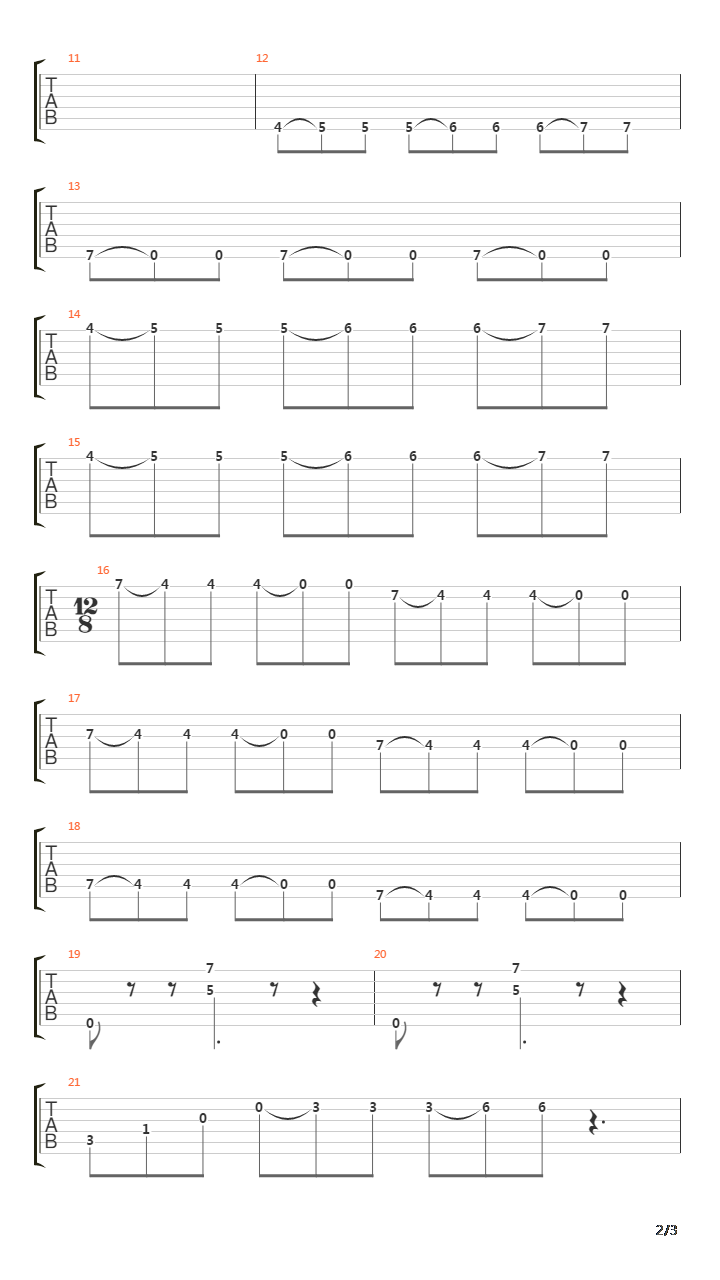 Estudios Sencillos (Study No 7)吉他谱