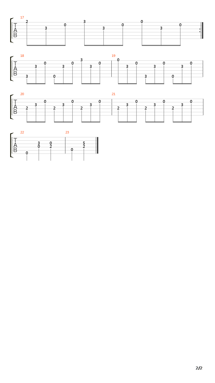 Estudios Sencillos (Study No 8)吉他谱