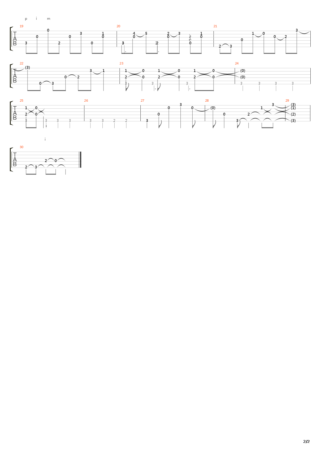 Estudios Sencillos (Study No 11)吉他谱