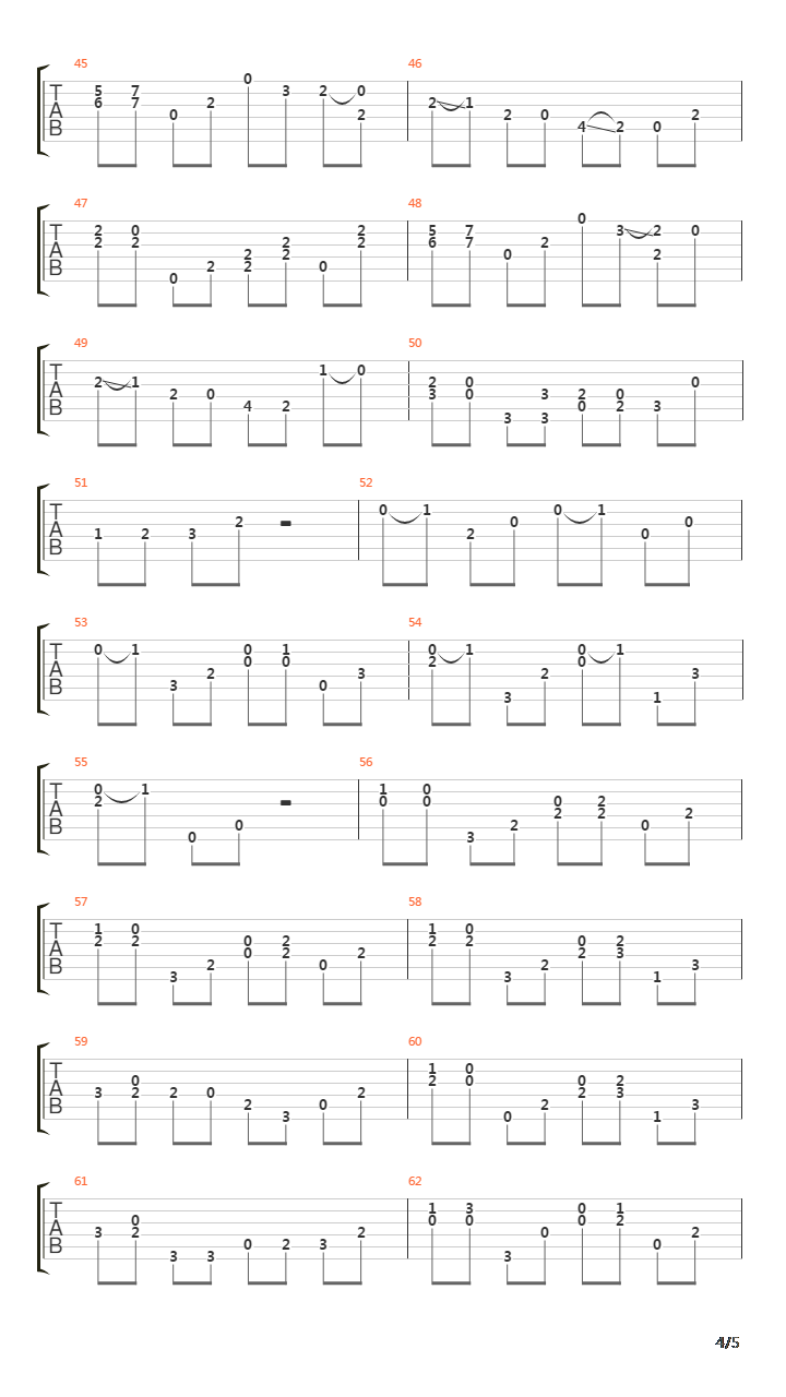 Acordian Bells吉他谱