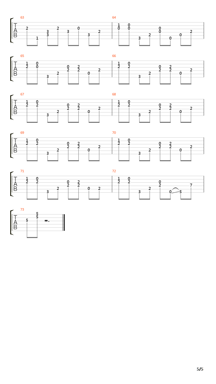 Acordian Bells吉他谱