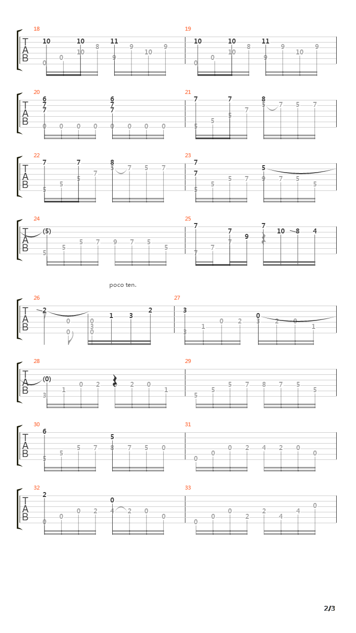 Suite No 2 Andantino吉他谱