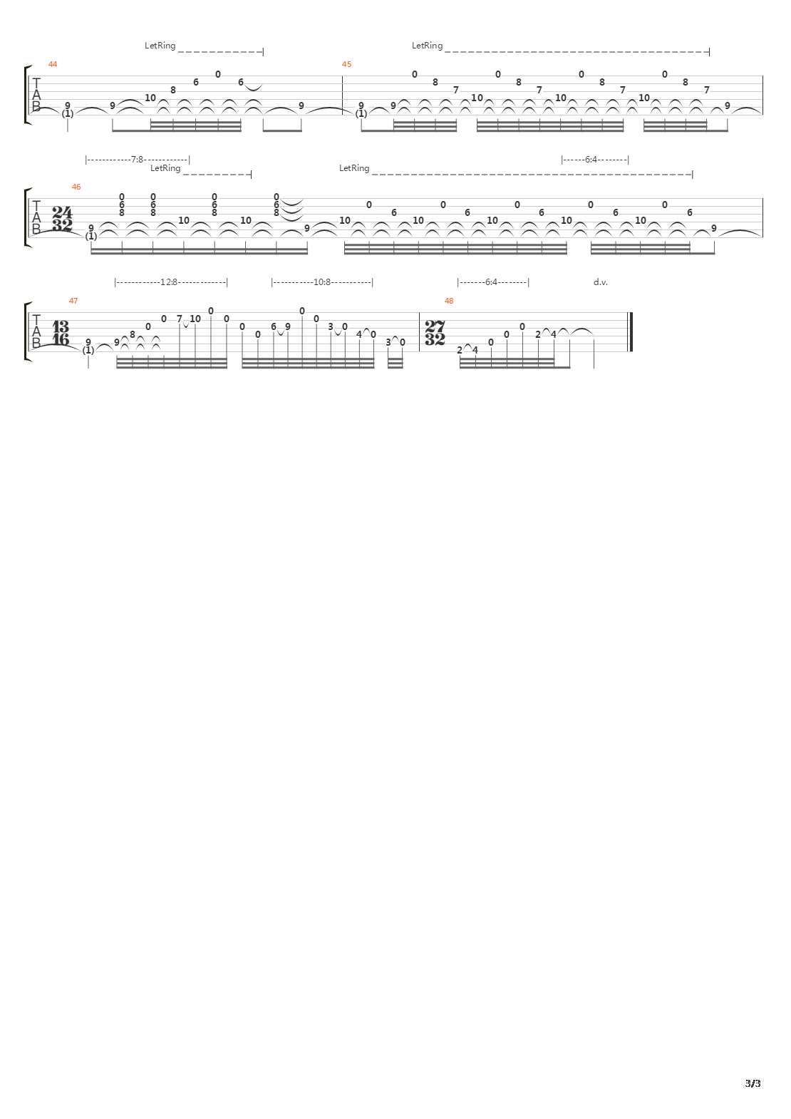 Tarantos吉他谱