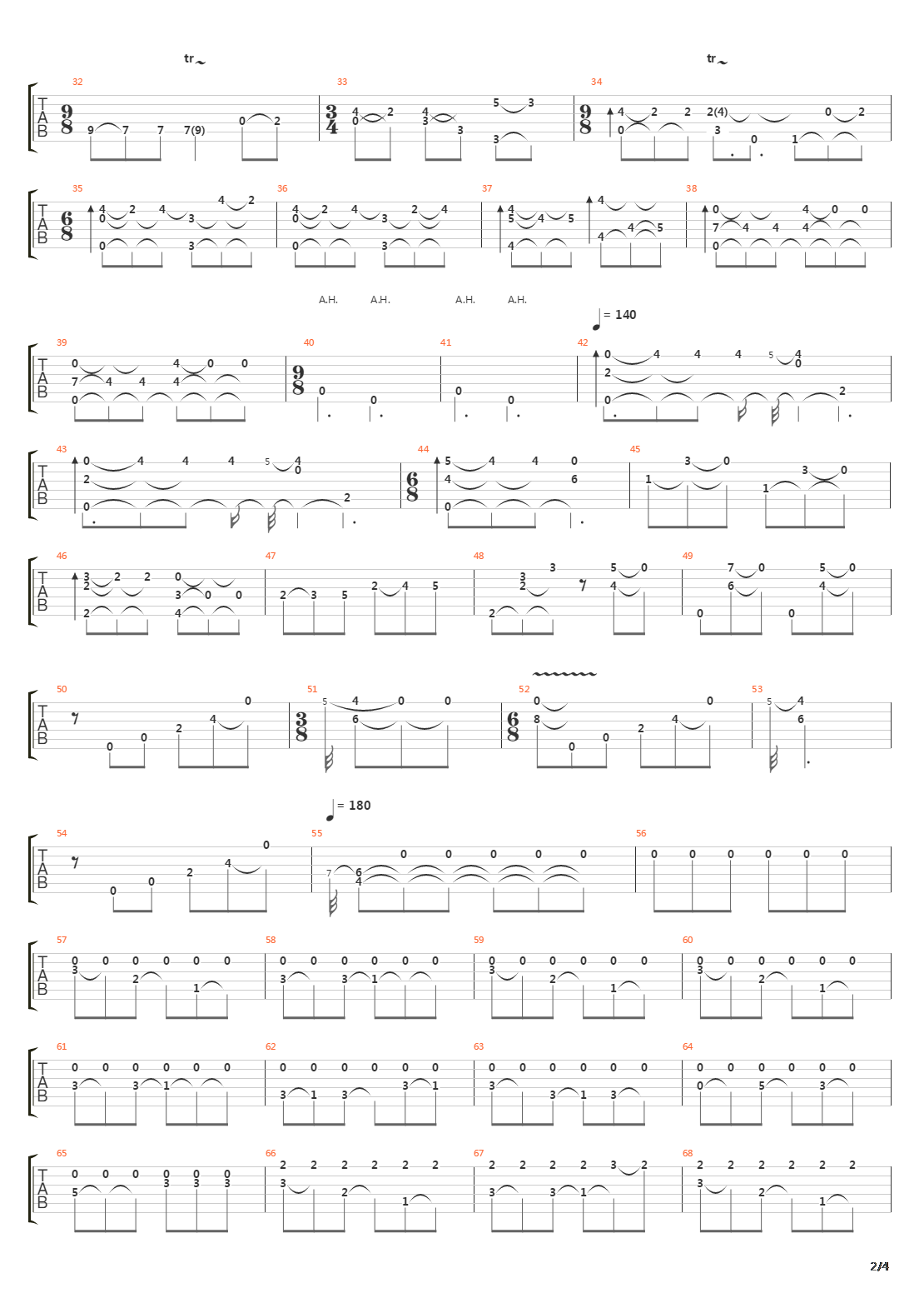 Tres Apuntes吉他谱