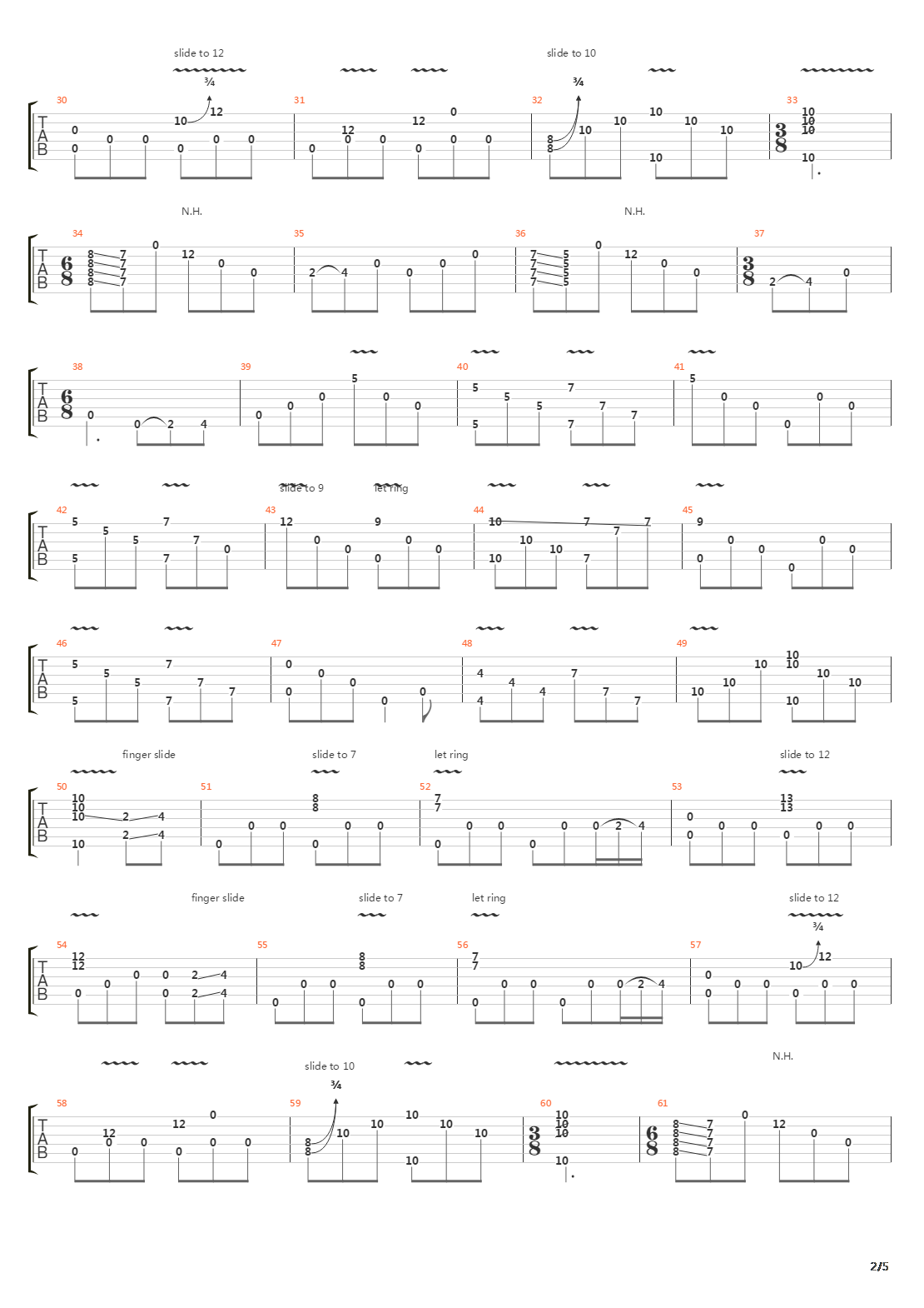 The Song Of The Swamp吉他谱