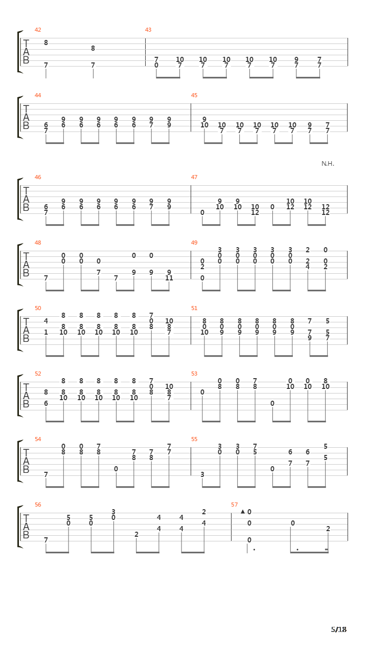 Moonlight Sonata III Presto Agitato吉他谱