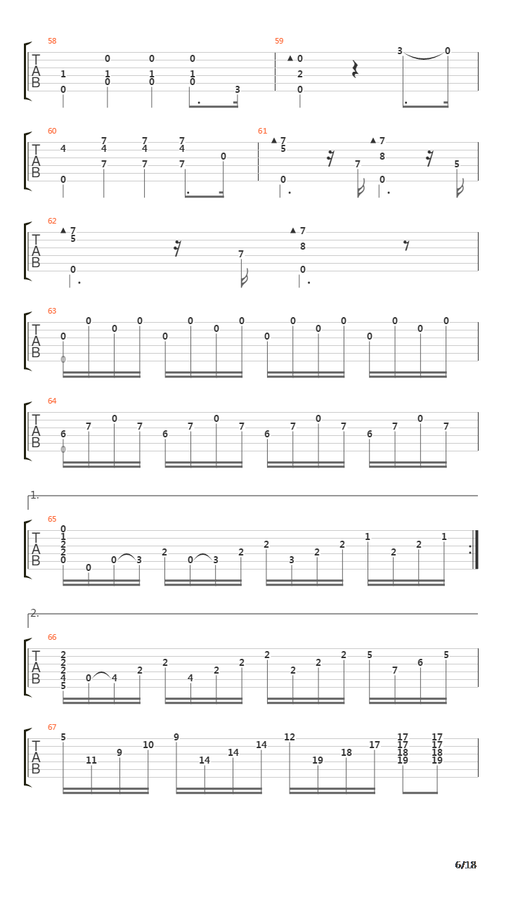 Moonlight Sonata III Presto Agitato吉他谱