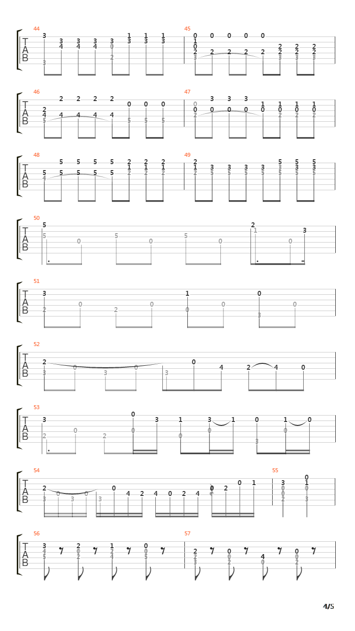 Piano Concerto No 4吉他谱