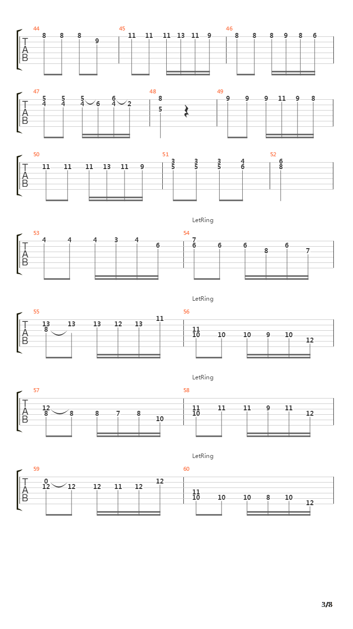 Sonata No 6 in F吉他谱