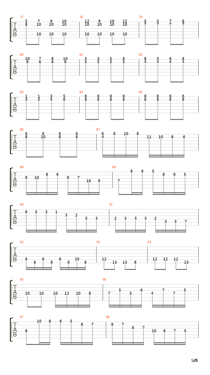 Sonata No 6 in F吉他谱