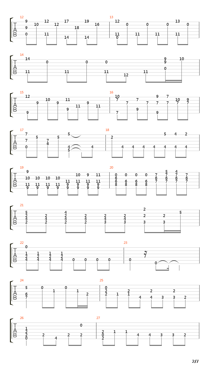 Sonata Pathetique (2nd Movement)吉他谱