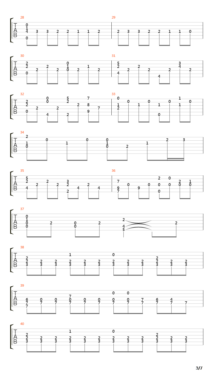 Sonata Pathetique (2nd Movement)吉他谱