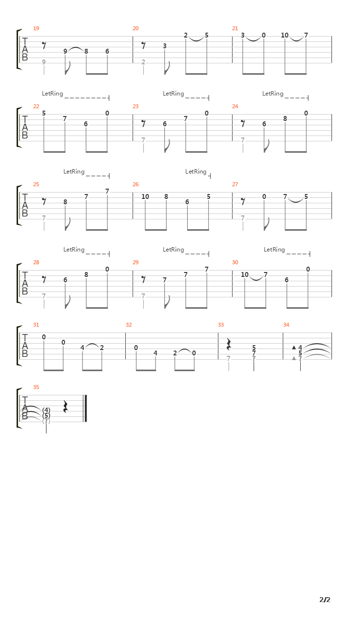 Prelude No 5吉他谱