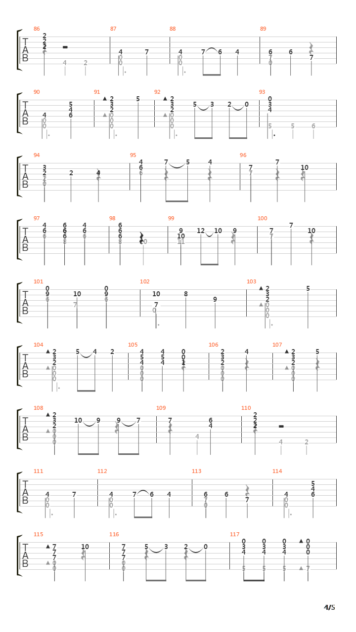 Valse吉他谱