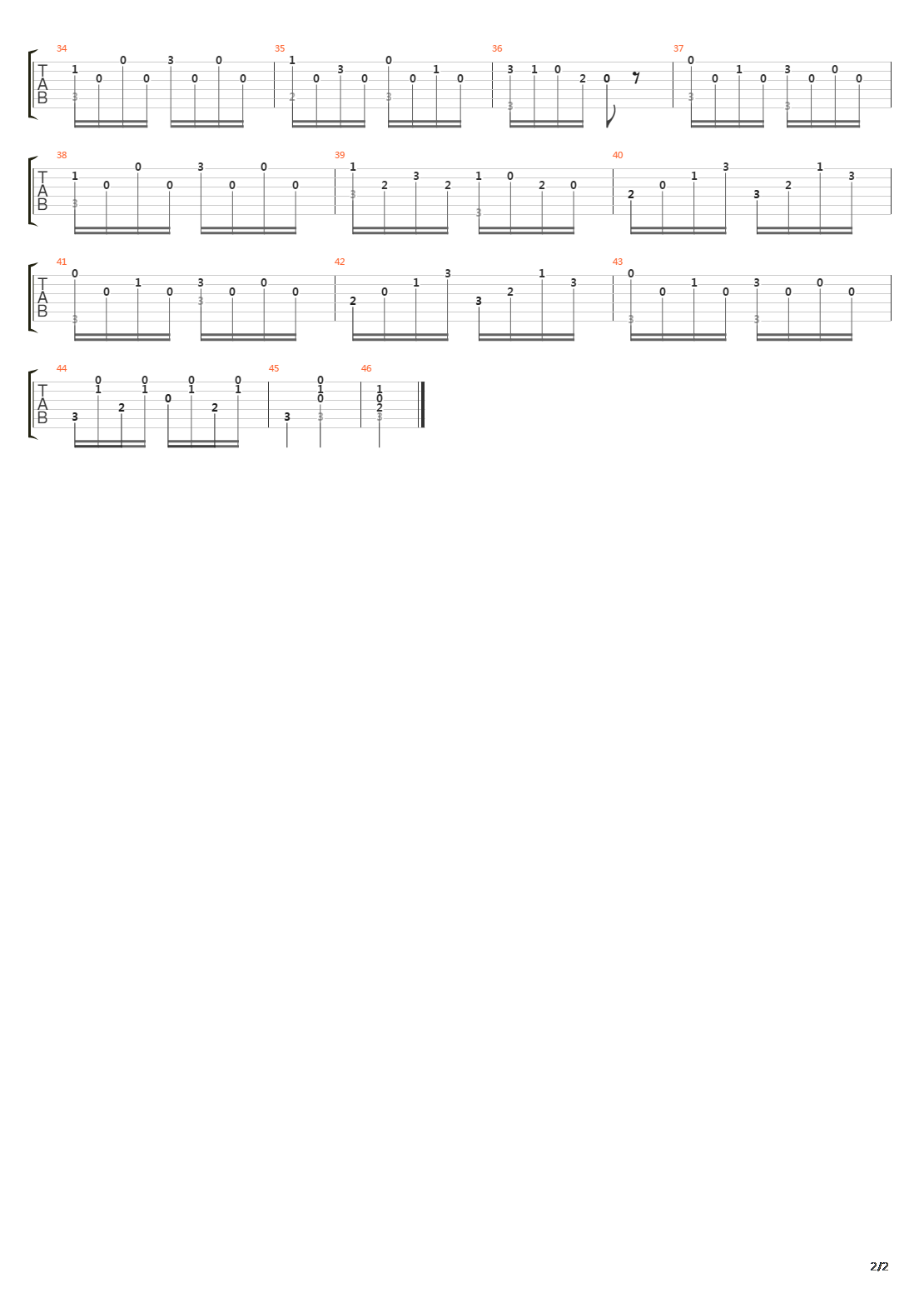 Opus 10 No 1吉他谱